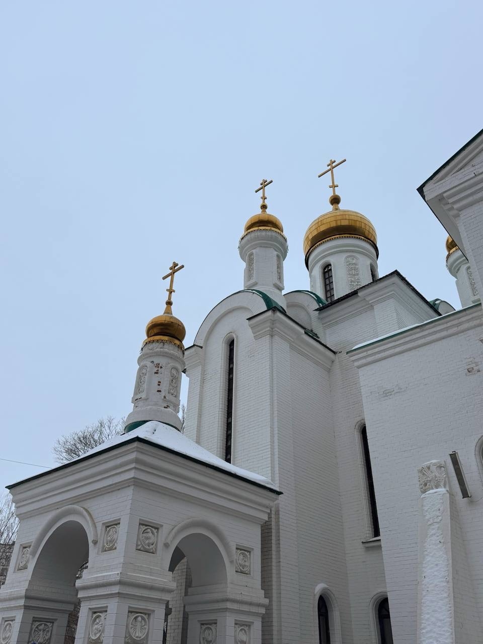 На Крещение Господне гимназисты помолились во время Великого освящения воды