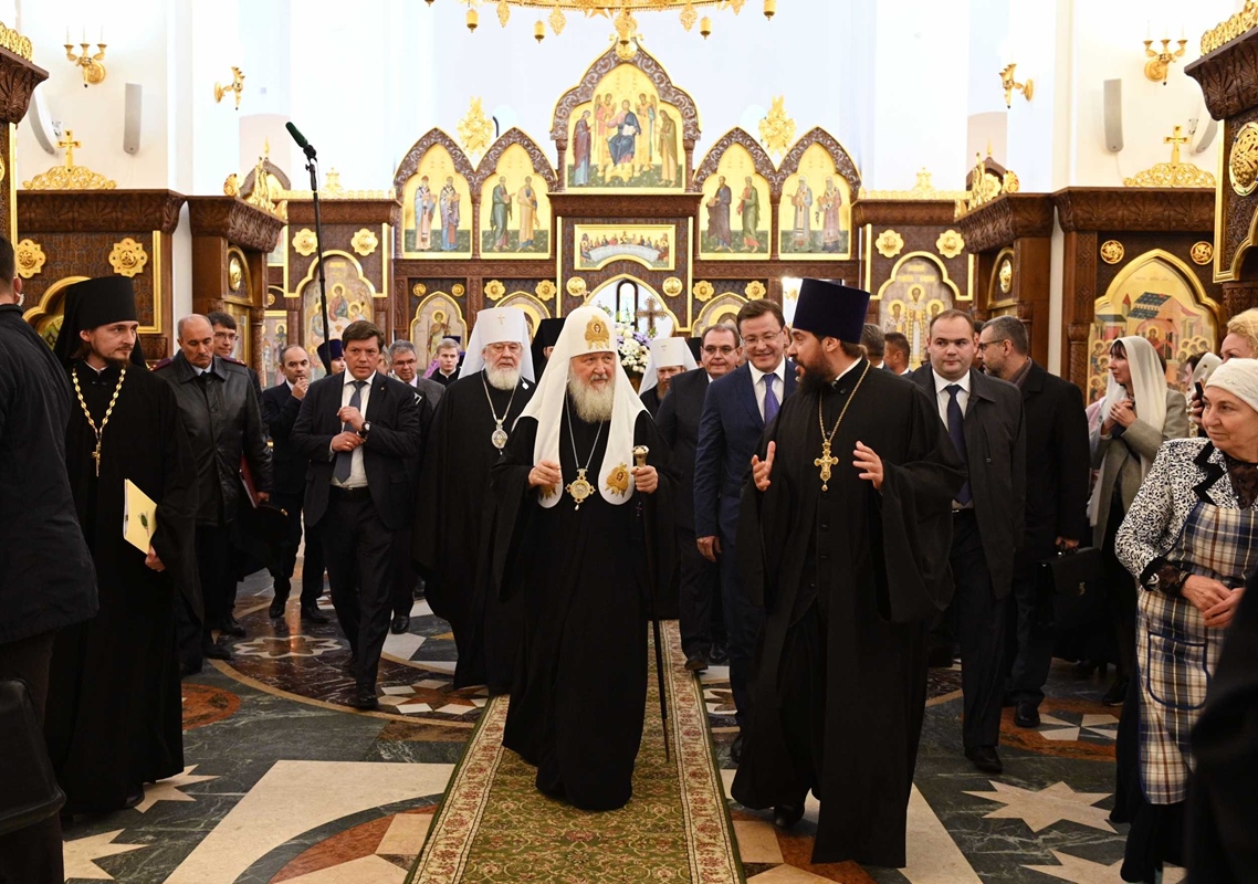 СВЯТЕЙШИЙ ПАТРИАРХ КИРИЛЛ ПОСЕТИЛ ПОВОЛЖСКИЙ ПРАВОСЛАВНЫЙ ИНСТИТУТ В ТОЛЬЯТТИ
