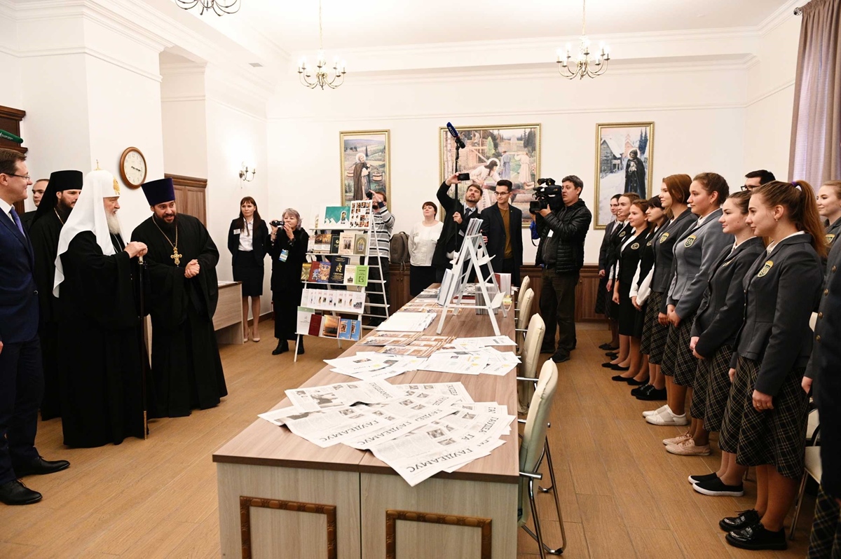 СВЯТЕЙШИЙ ПАТРИАРХ КИРИЛЛ ПОСЕТИЛ ПОВОЛЖСКИЙ ПРАВОСЛАВНЫЙ ИНСТИТУТ В ТОЛЬЯТТИ
