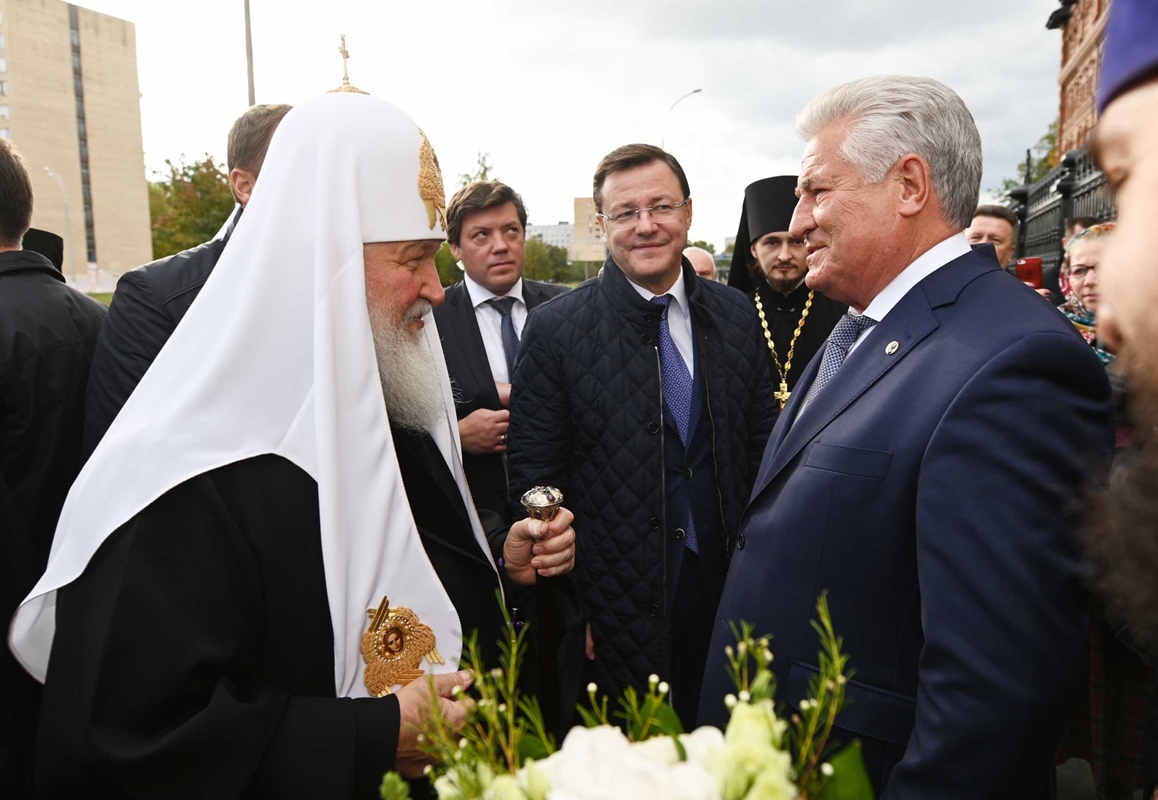 СВЯТЕЙШИЙ ПАТРИАРХ КИРИЛЛ ПОСЕТИЛ ПОВОЛЖСКИЙ ПРАВОСЛАВНЫЙ ИНСТИТУТ В ТОЛЬЯТТИ