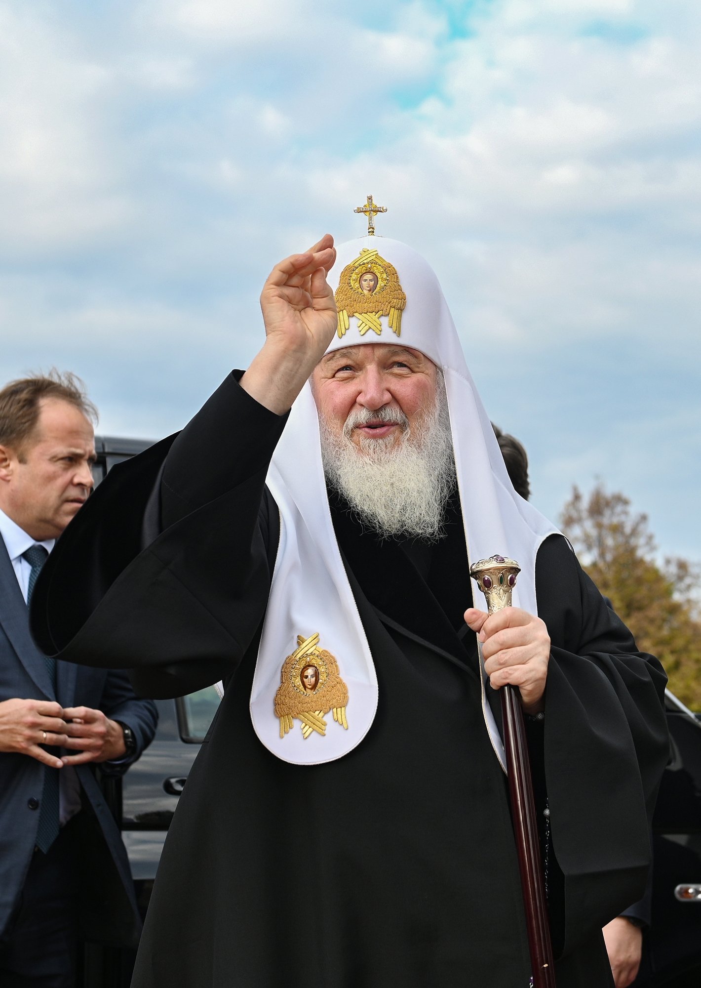 Предстоятель Русской Церкви совершил утреню всенощного бдения с чином Воздвижения Креста Господня в Спасо-Преображенском соборе г. Тольятти