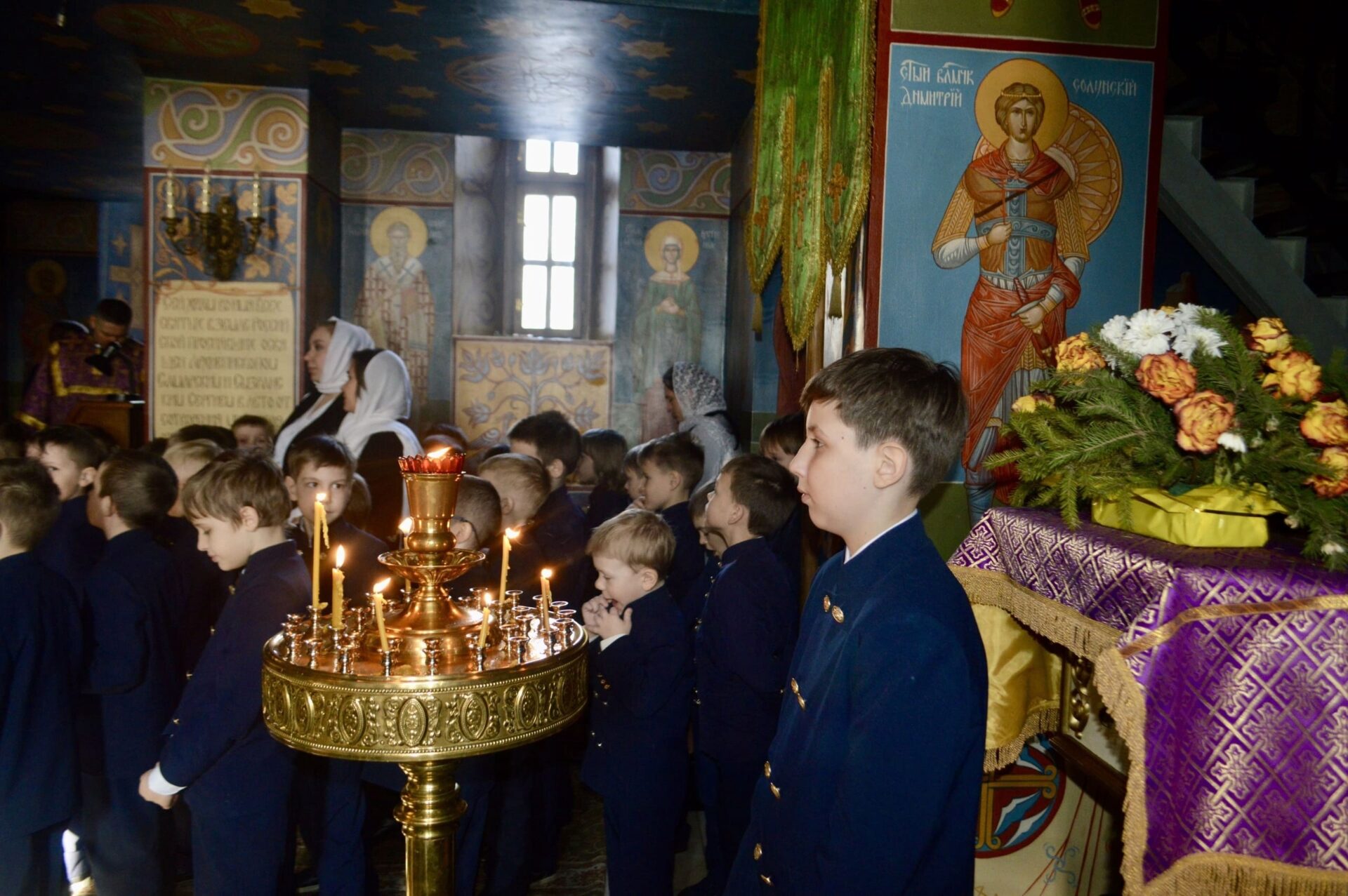 СОВЕРШЕНА ОБЩЕГИМНАЗИЧЕСКАЯ ЛИТУРГИЯ ПРЕЖДЕОСВЯЩЕННЫХ ДАРОВ